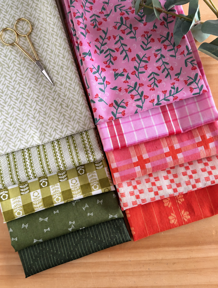 Almost Christmas Cotton Fabric Bundle - 10 Fat Quarters