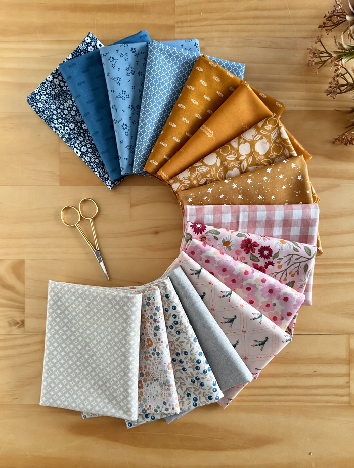 Torrens Creek Cotton Fabric Bundle - 16 Fat Quarters