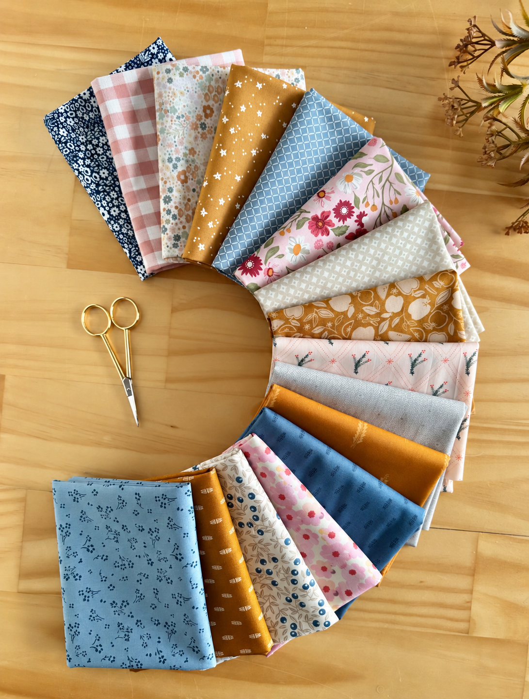 Torrens Creek Cotton Fabric Bundle - 16 Fat Quarters - product view 3