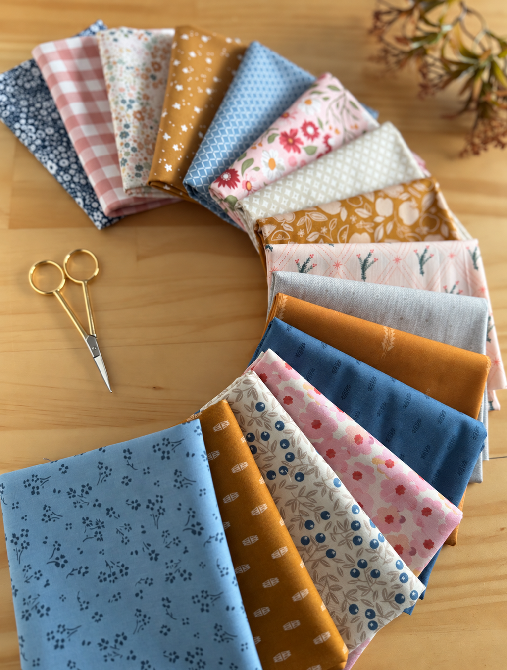 Torrens Creek Cotton Fabric Bundle - 16 Fat Quarters - product view 5