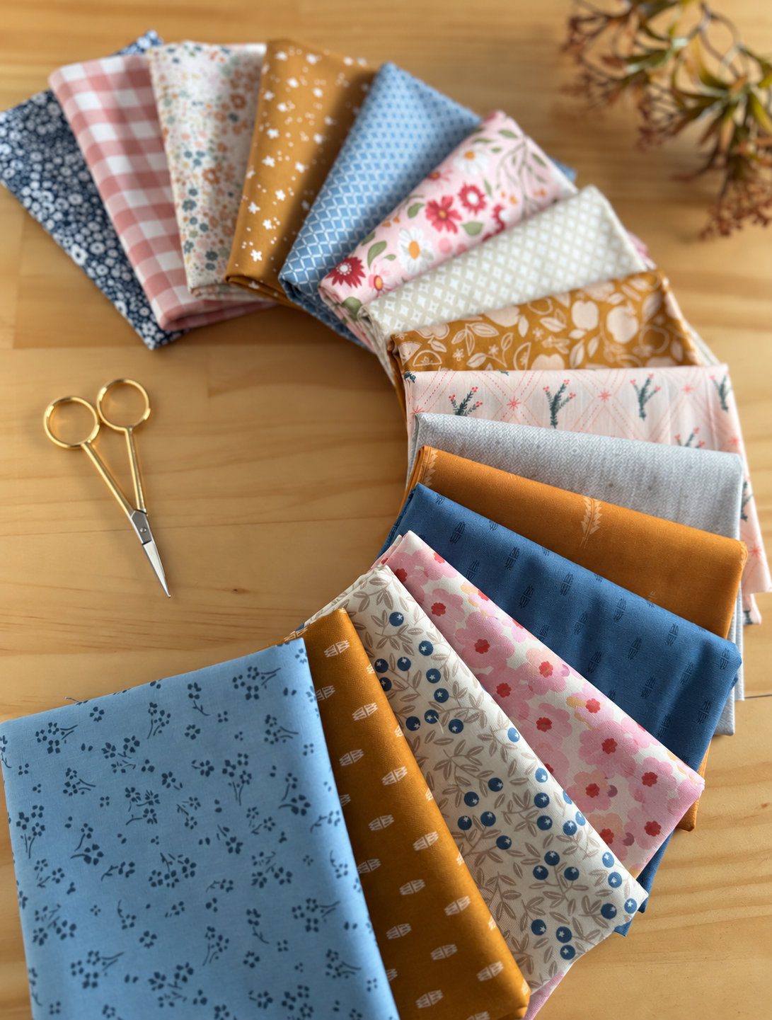 Torrens Creek Cotton Fabric Bundle - 16 Fat Quarters - product view 5