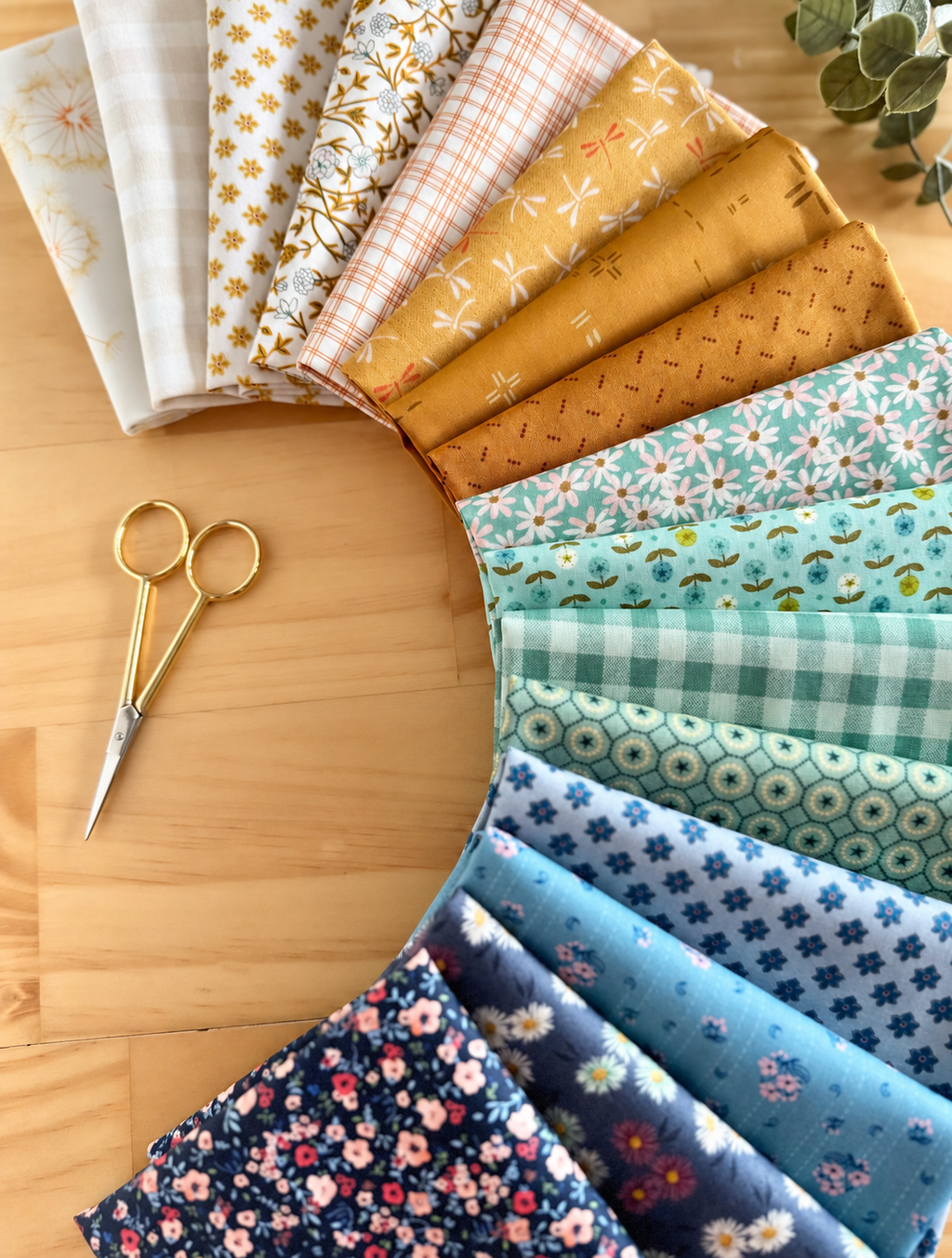 Amby Cotton Fabric Bundle - 16 Fat Quarters - product view 4