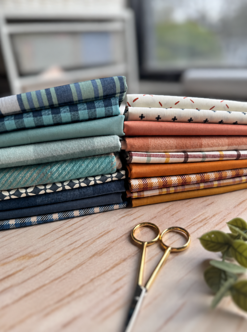 Grandad's Pyjamas Cotton Fabric Bundle - 18 Fat Quarters - product view 2