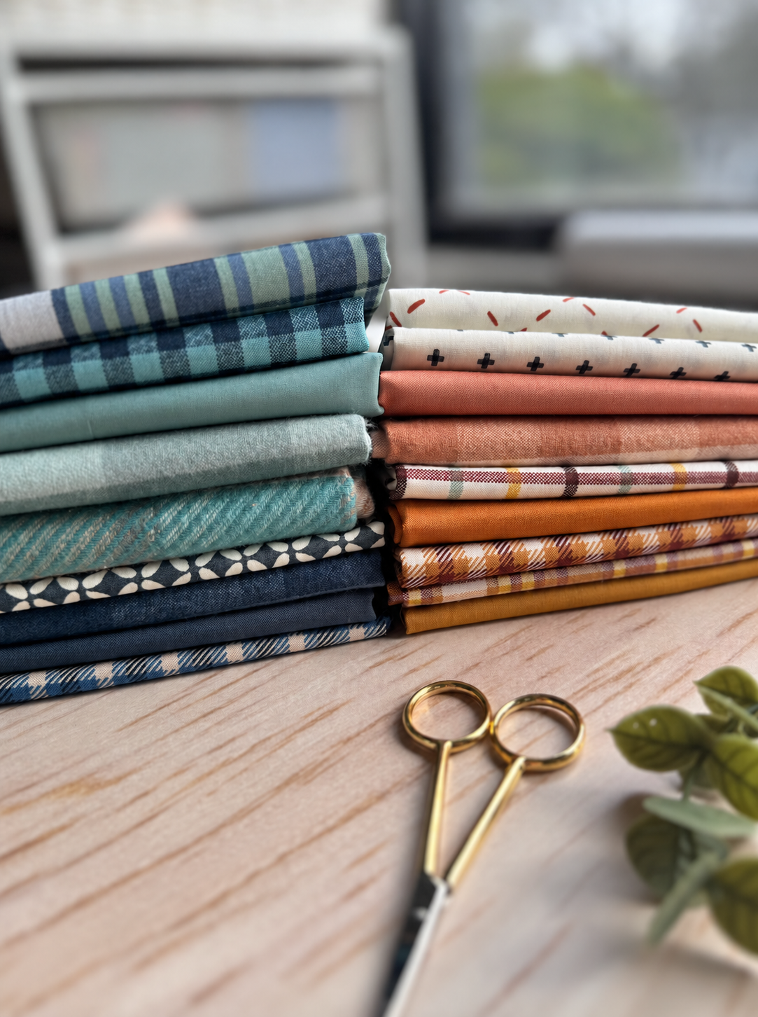 Grandad's Pyjamas Cotton Fabric Bundle - 18 Fat Quarters - product view 2