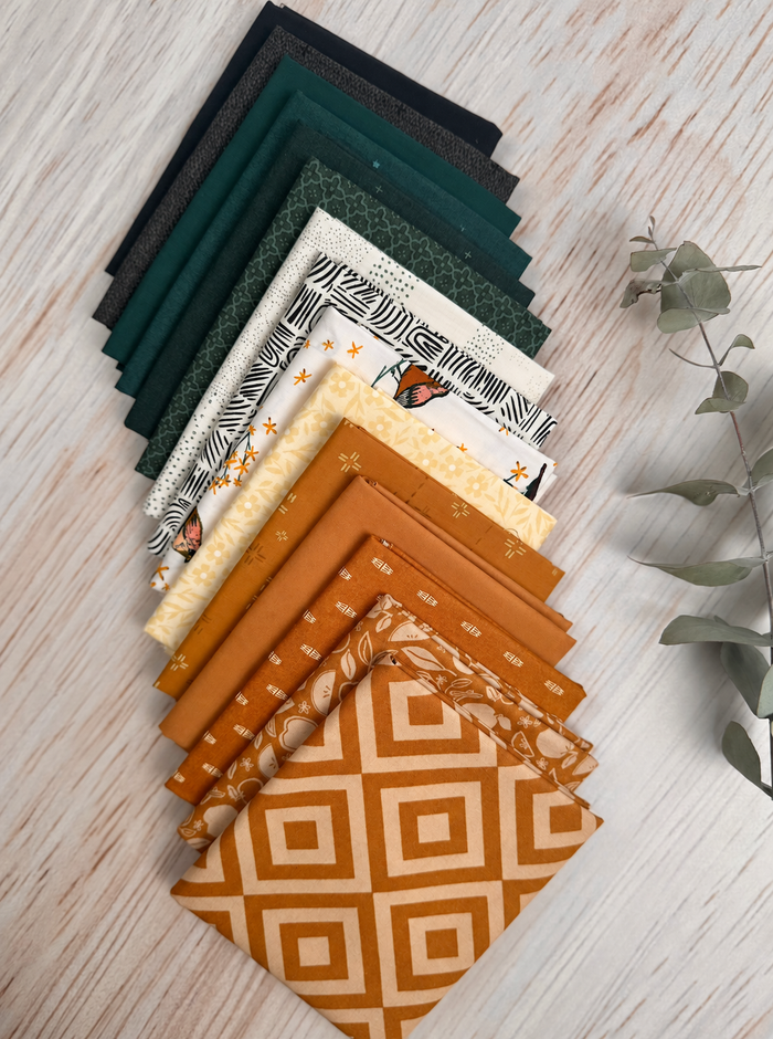 Chippendale Cheek Cotton Fabric Bundle - 15 Fat Quarters