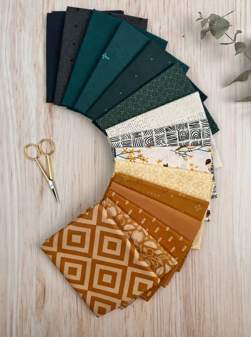 Chippendale Cheek Cotton Fabric Bundle - 15 Fat Quarters - product view 2