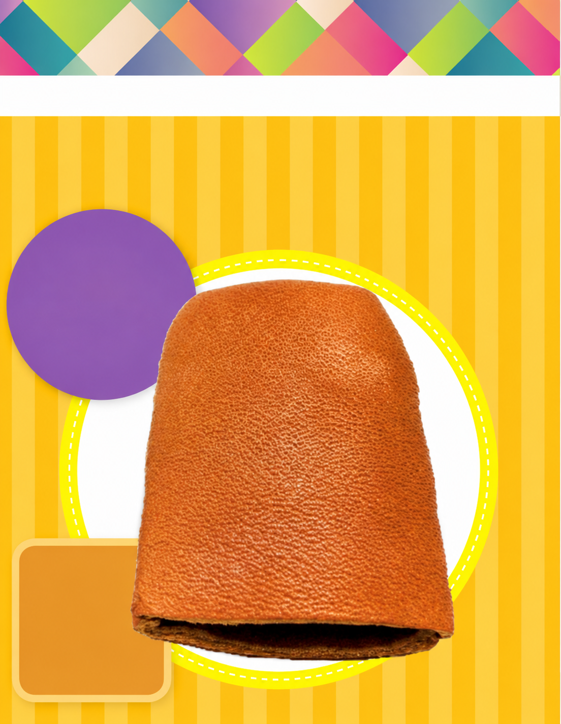 Matilda's Own Leather Sewing Thimble - product view 6